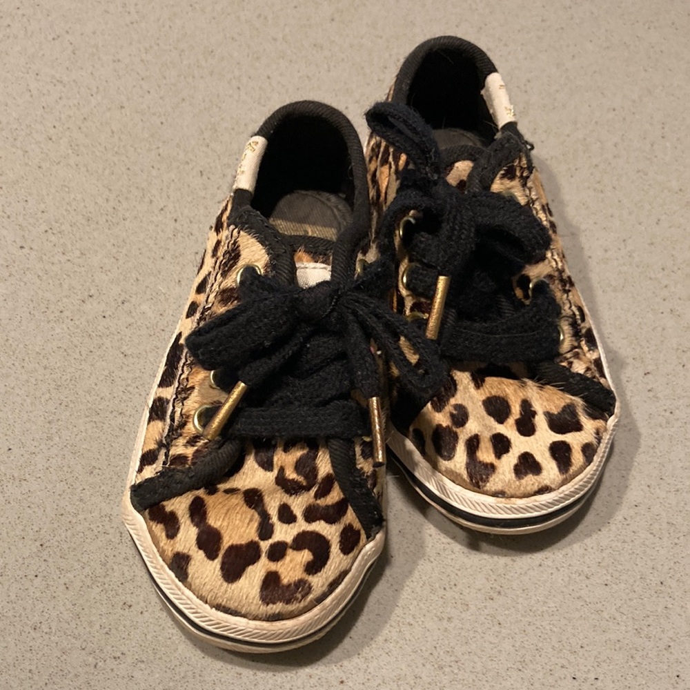 Keds for Kate Spade Animal Print Lace Up Sneaker Shoes 4.5